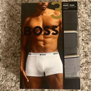 Boss Men's Power Boxer trunk Briefs cotton stretch  3-Pack S